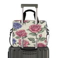 thumbnail image 2 of Laptop Bag Laptop Briefcase 15.7 x 3 x 11.8 Inches Laptop Bag Briefcases Laptop Storage Travel Laptop Bag Work Laptop Bag Pink Oil Painting Rose, 2 of 8