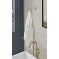 thumbnail image 2 of Amerock Vicinity Traditional Double Prong Satin Nickel Wall Hook, 2 of 9