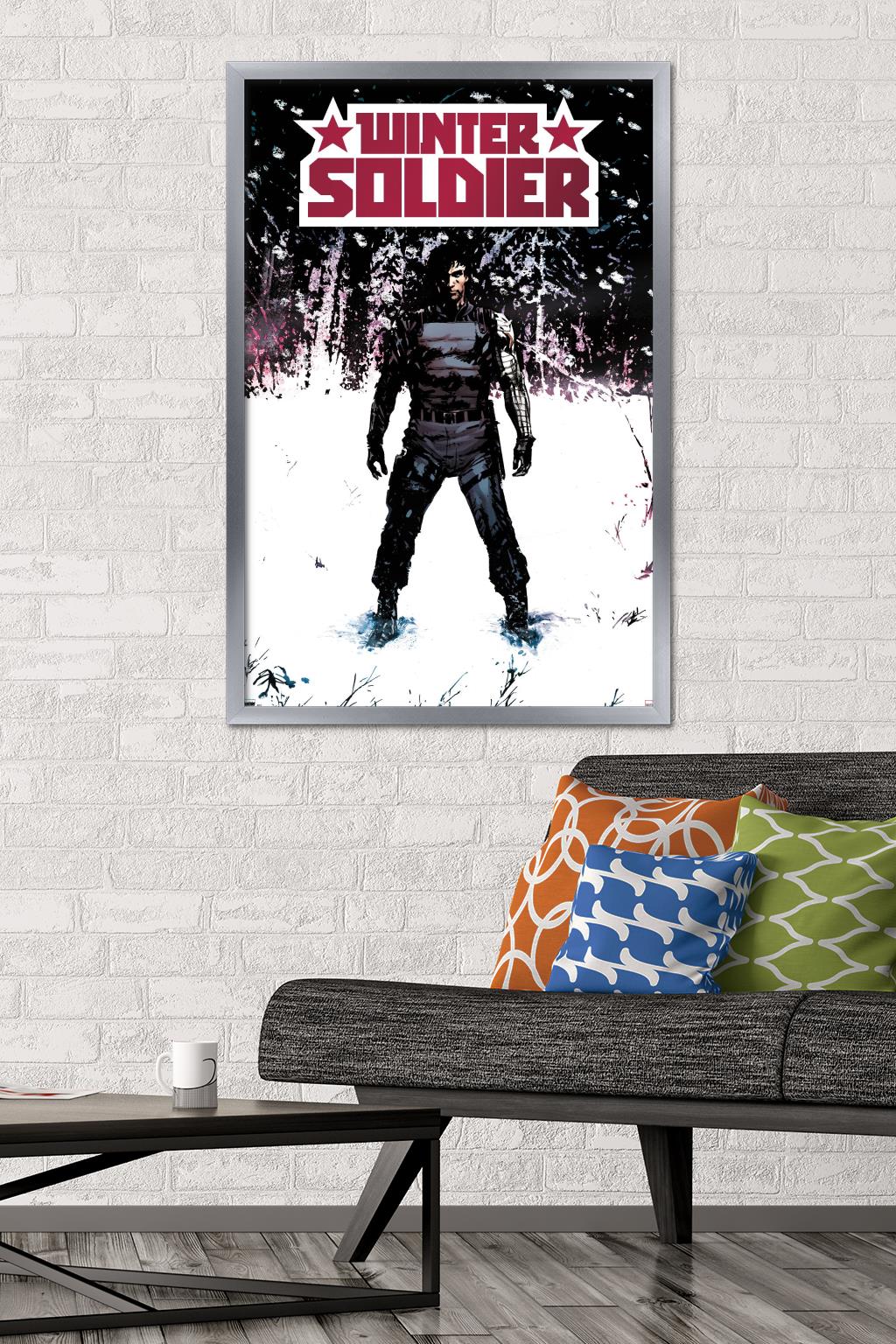 Marvel Comics - Winter Soldier - Winter Soldier #1 Wall Poster, 22.375" x 34", Framed