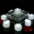 thumbnail image 3 of 12 LED wax candles LED bar candle Flickering LED candle LED pillar candle, white, 3 of 5