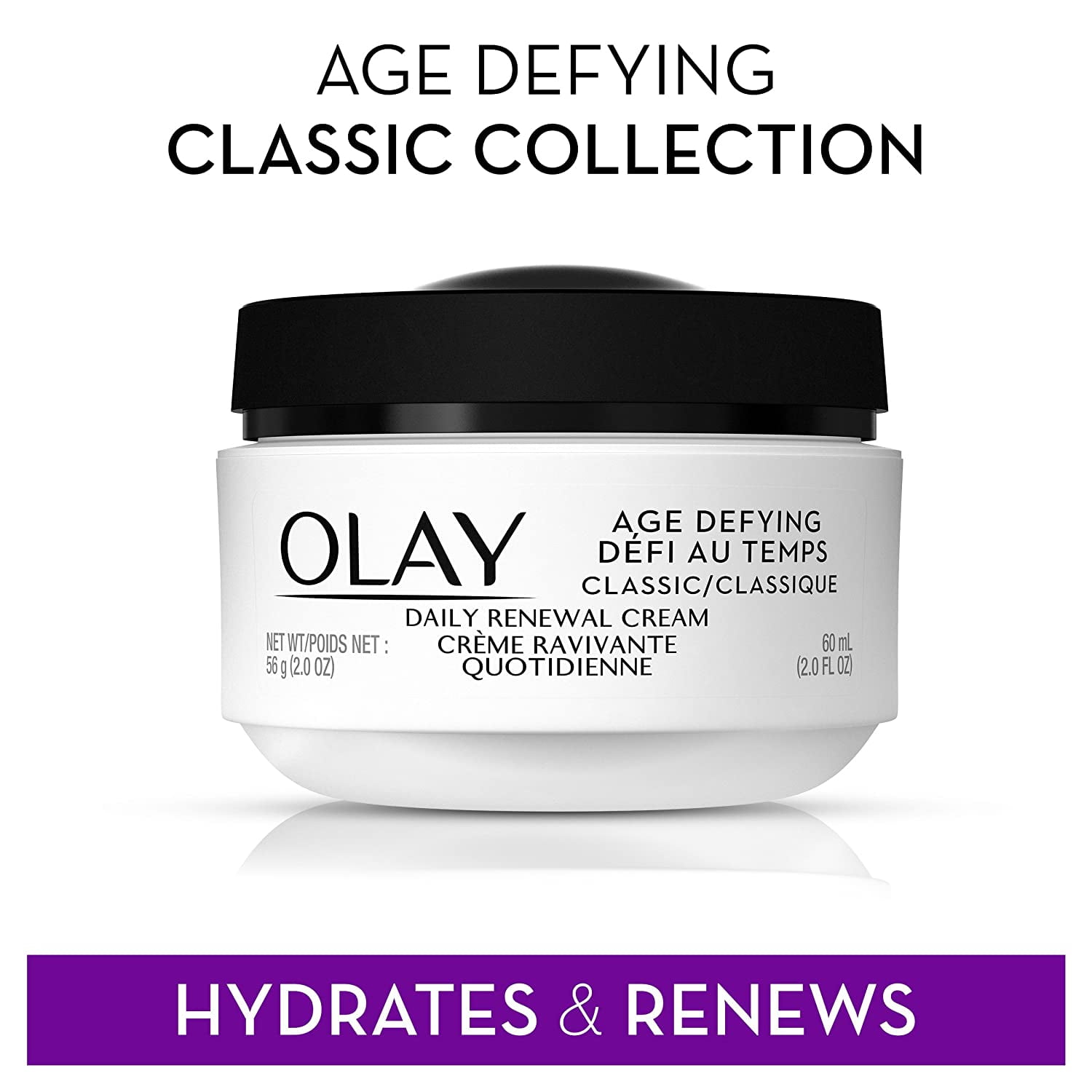 OLAY Age Defying Classic Daily Renewal Cream 2 oz (Pack of 6)