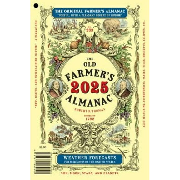 Pre-Owned The 2025 Old Farmer's Almanac (Paperback) 1571989897 9781571989895
