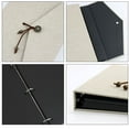thumbnail image 3 of DIY Black Pages Photo Album Scrapbook Linen Photo Book with Vintage Decoration, 3 of 5