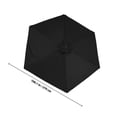 thumbnail image 2 of unbranded Canopy De Repuesto Para Sombrilla Para Patio Y Playa Con Material Duradero, 2 of 7