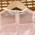 thumbnail image 5 of Fsqjgq Baby Girl Clothes Easter Dress Fashion Pink Dress Pink Toddler Girls Short Sleeve Lace Tulle Princess Dress Dance Party Dresses Clothes 120, 5 of 7