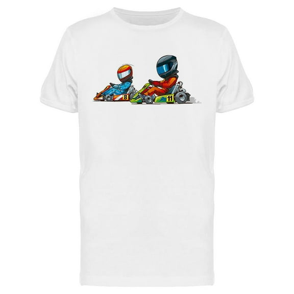 Kart Racing T-Shirt Men -Image by Shutterstock, Male x-Large