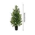 thumbnail image 3 of 35“ Artificial Olive Tree with Pot, Tabletop Faux Plants Mini Trees for Indoor Outdoor Home Living Room Modern Decor Entryway Living Room Realistic GreenDisplay (1Pcs), 3 of 6