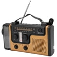 thumbnail image 4 of Hand Crank Radio,Portable LED Solar Hand Emergency Radio AMFMSW Radio Class Leading Features, 4 of 8