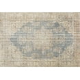 thumbnail image 1 of Ahgly Company Machine Washable Indoor Rectangle Traditional Desert Sand Beige Area Rugs, 6' x 9', 1 of 7