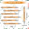 thumbnail image 2 of 24 Sets Employee Appreciation Gift Include Bamboo Ballpoint Pens Thank You Cards Inspirational Bookmark Cards Silicone Key Chain Bulk Thank You Gift for Coworkers Staff Teacher Doctor Team Volunteer, 2 of 7