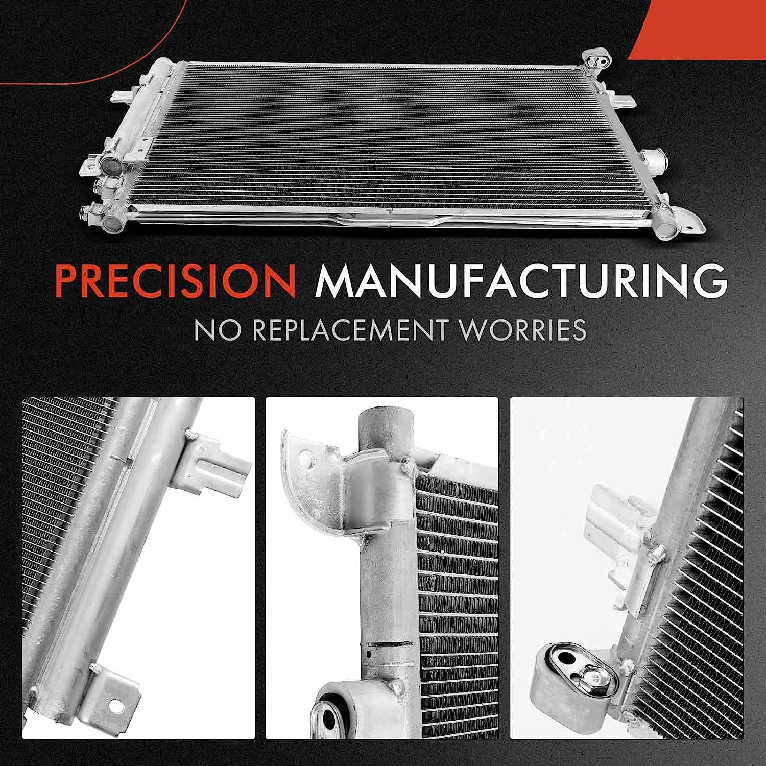 A/C Condenser Replacement For 2007-2008 Chrysler Pacifica - Cooling Direct PBI, OEM Fit 3746