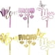thumbnail image 2 of Zhuge 5 piezas de adorno para tarta con la frase "Feliz día de la madre", color rosa, decoración decorativa para tarta(dorado A), 2 of 4