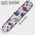 thumbnail image 3 of Yayeee Double Oven Mitt Kitchen Heat Resistant Baking 35" x7" Quilted Glove, Cartoon American Football Helmets, 3 of 6