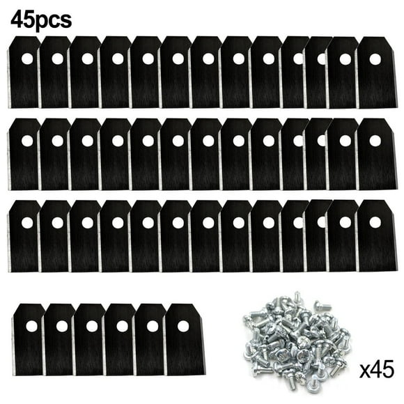 30/45Pc Titanium Replacement Blades Suit For Robot Lawn Mower Robotic Lawn Mower
