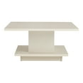 thumbnail image 5 of Furniture of America Aura Storage Wood Cream Weave Coffee Table, 5 of 12