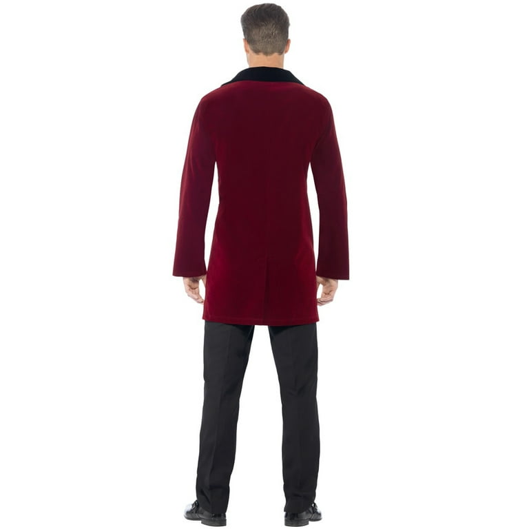 Edwardian Gent Deluxe Costume Adult Red Edwardian Gent Deluxe Costume Adult Red
