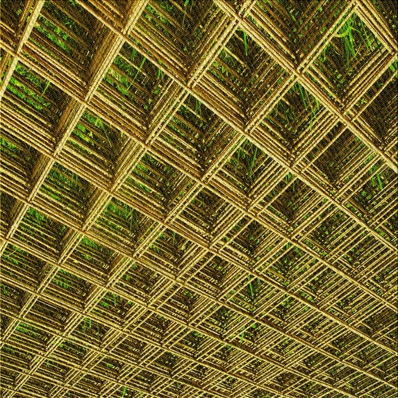 Ahgly Company Machine Washable Indoor Square Transitional Night Red Area Rugs, 5' Square