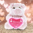 thumbnail image 2 of Dollibu Happy Mother's Day Stuffed Animal, Mom Heart Message Teddy - Sitting Pig, 2 of 9
