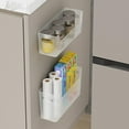 thumbnail image 4 of Desktop Storage Wall Storage Dormitory Artifact Wall Mounted Student Dormitory Bunk Bed No Need To Hit Meat Pads Scrub Holder for Kitchen inside Dish Drying Rack, 4 of 5