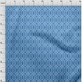 thumbnail image 4 of oneOone Cotton Silk Medium Blue Fabric Geometrical Fabric For Sewing Printed Craft Fabric By The Yard 42 Inch Wide, 4 of 4