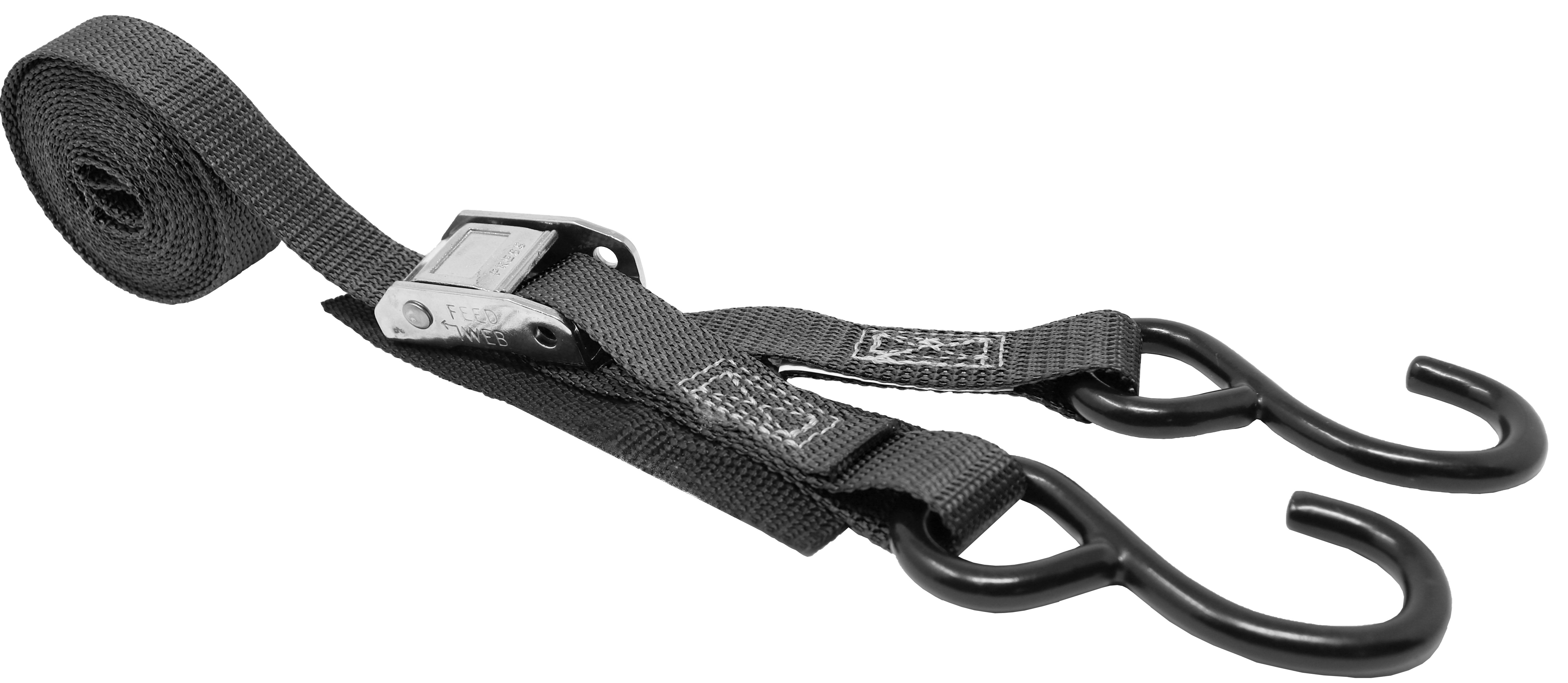 CustomTieDowns 1 inch x 8.5 Foot Stainless Steel Cam Buckle Tie Down