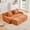 Orange, variant on Soft Teddy Fabric Boneless Sofa,Anti-Slip Design,Assembly Chaise Lounge Curved Armrests Ergonomic Support 32D High Density Sponge,For Living Rooms Bedrooms,Camel