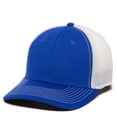 thumbnail image 4 of OC Sports MWS1125 Proflex Fit Sandwich Mesh Ball Cap - Royal White, 4 of 8