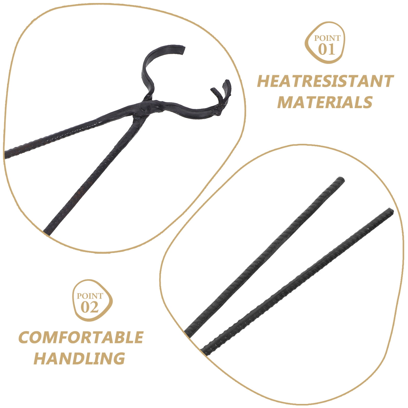 ETHZZLE Melting Crucible Tongs with High Precision for Professional Jewelry Crafting
