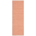 thumbnail image 2 of SAFAVIEH Boston Angelica Diamond Trellis Cotton Runner Rug, Orange, 2'3" x 11', 2 of 6