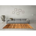 thumbnail image 3 of Ahgly Company Indoor Rectangle Abstract Orange Modern Area Rugs, 3' x 5', 3 of 4