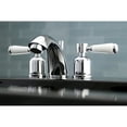 thumbnail image 2 of Kingston Brass KB8951DPL Paris Mini-Widespread Bathroom Faucet, Polished Chrome, 2 of 3