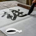 thumbnail image 4 of Uxcell Ink Dish Plate for Chinese Calligraphy, 10 Pcs Plastic Ink Holder, White, 4 of 5