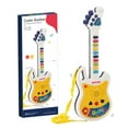 thumbnail image 2 of Deals! Danhjin Toy Guitar, Light-Up Music Guitar Toy for Kids Students and Families with 3 AA Batteries, Musical Educational Toy for Early Learning and Play, Christmas Gifts for Children and Toddlers, 2 of 6