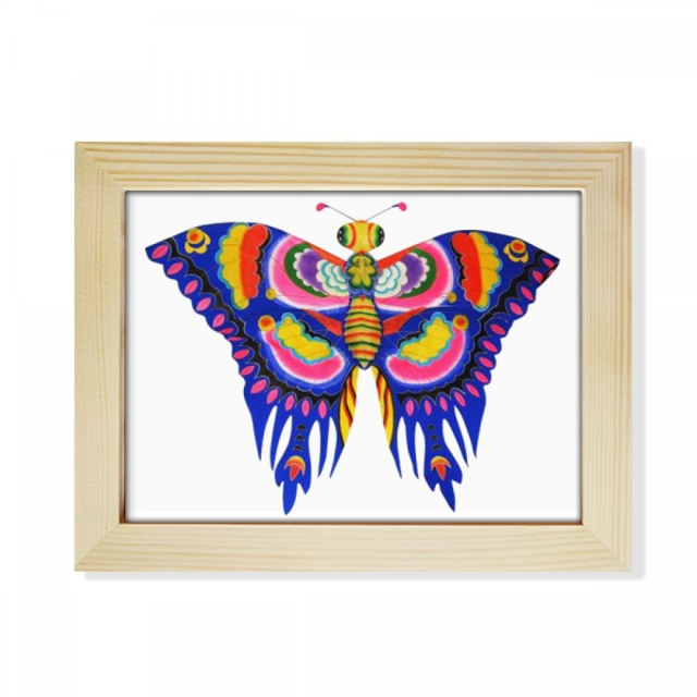 Traditional Chinese Kite Pattern Desktop Photo Frame Picture Art Decoration Painting 6x8 inch