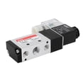 thumbnail image 4 of Électrovanne pneumatique en alliage d'aluminium à 2 positions et 5 voies, équipement de tuyauterie pneumatique (220 V), 4 of 4
