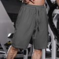 thumbnail image 2 of Gibobby Shorts Cargo Ripstop pour Hommes - Longs en Sergé de Coton à Jambe Droite pour Travail Extérieur [Gris, m], 2 of 4
