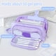 thumbnail image 4 of Bolsa Para Bolígrafos De Mano, Práctico Organizador De Almacenamiento De PVC Y Tela, Bolsa Portátil Para Bolígrafos De Gran Capacidad Con Bolsillos Pequeños Para Viajes, 4 of 7