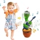 thumbnail image 4 of Juguetes De Peluche De Cactus Bailando, Juguete De Peluche De Cactus Electrónico Multifuncional Para Cantar Y Bailar, Regalos De Adorno Para El Hogar Para Niños Vogacara FN007555-02, 4 of 5