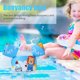 thumbnail image 5 of Chalecos Salvavidas Chaleco salvavidas Oxford para niños, chaleco salvavidas inflable para nadar en el mar (león azul), 5 of 5