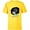 Yellow, variant on Star Wars Millennium Falcon Death Star Drive Thru Funny - Short Sleeve T-Shirt for Kids - Customized-White