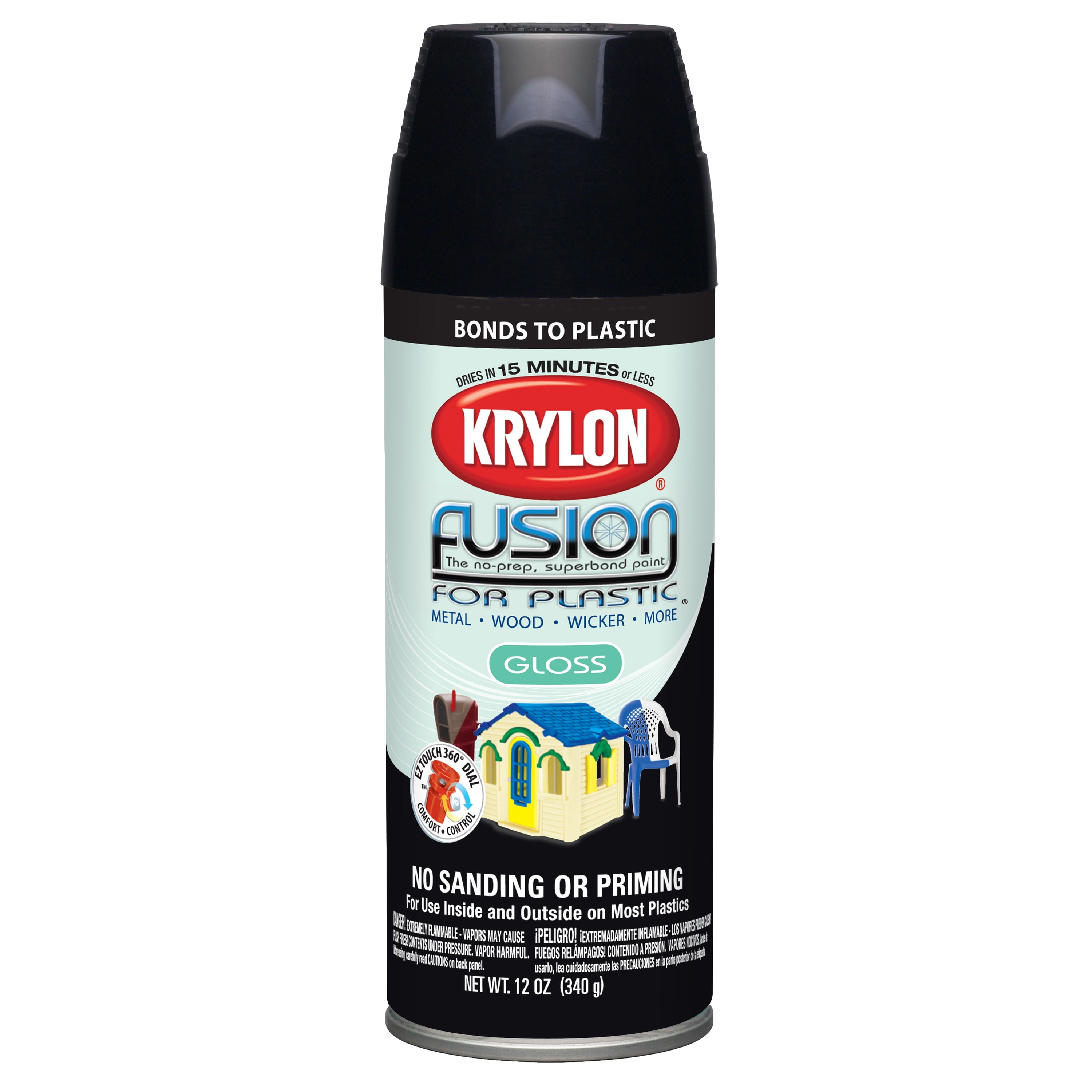 plastic spray can