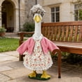 thumbnail image 5 of Qiopertar Goose Yard Ornament with Holiday Costume, Waterproof Festival Sculpture for Outdoor, Festive Decoration for Easter Christmas Thanksgiving, 5 of 5