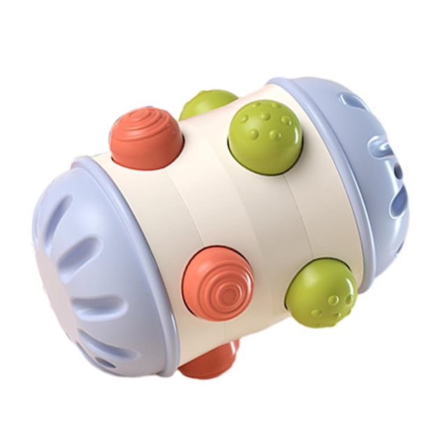Bumpy Ball, juguete de bola sensorial, juguete de bola rodante de desarrollo cognitivo, juguete Montessori para niños recién nacidos, niños y bebés , 8 uñas azules