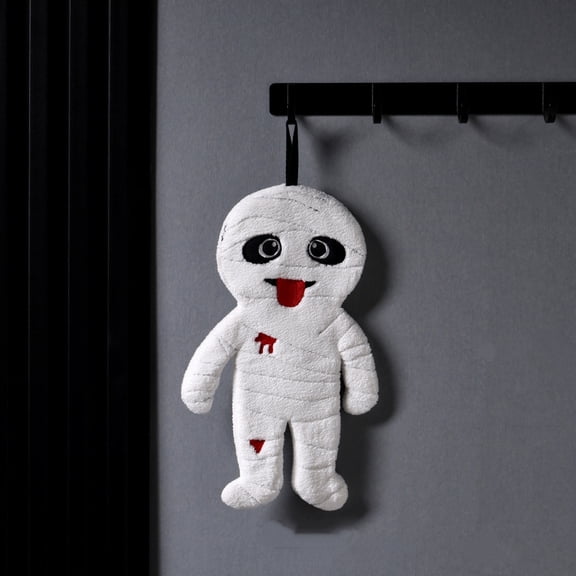 Mummy Shaped Hanging Hand Towel - Thick Fleece Water Absorbing Decor Cloth for Kitchen and Bathroom - Perfect for Halloween and Seasonal Home Decoration - Soft and Durable for Daily Use