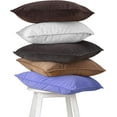 thumbnail image 7 of A1HC Hypoallergenic Down Alternative Pillow Inserts, 12x20 in, Rectangular, Pack of 2, Mocha, 7 of 7