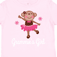 thumbnail image 4 of Inktastic Grammie Girl Ballerina Monkey Girls Toddler T-Shirt, 4 of 5