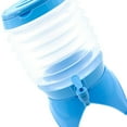 thumbnail image 4 of Contenedor de agua de 5,5 l para acampar, plegable, con asa de grifo Azul, 4 of 9
