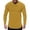 Yellow, variant on Mens Fashion Casual Sports Fitness Outdoor Curved Solid Color Round Neck Long Sleeve T Shirt Top Comfy Tee Tshirts for Men