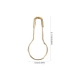 400pcs Metal Safety Gourd Pins Multi-Color Delicate Small Brooch Pins ...