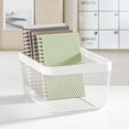 thumbnail image 5 of mDesign Steel Organizer Matte White (25958), 5 of 9